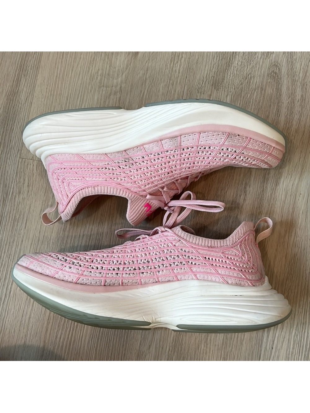 APL Pink Knit Slip-On Sneakers